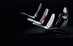Porsche 3D-printed bodyform full-bucket seat