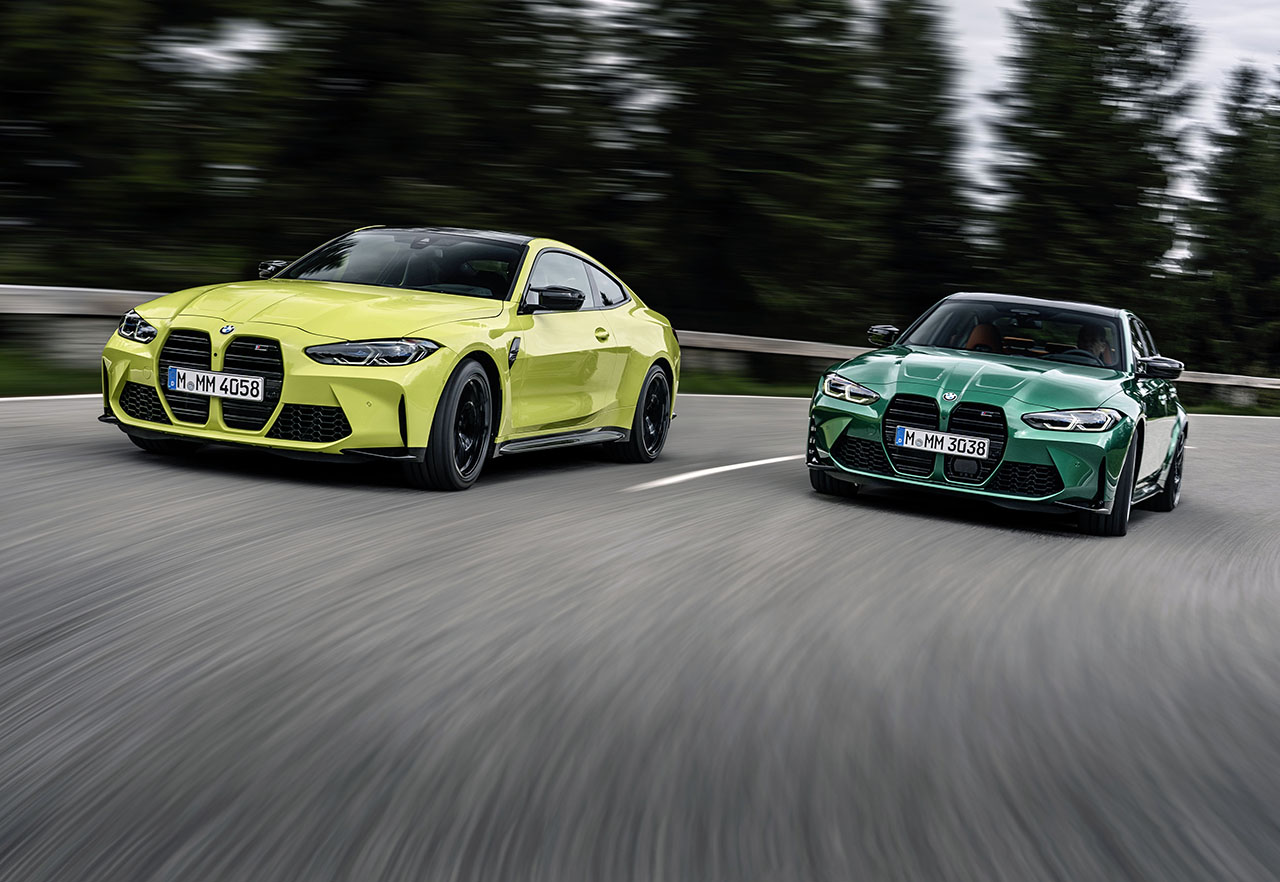 2021 BMW M3 and M4
