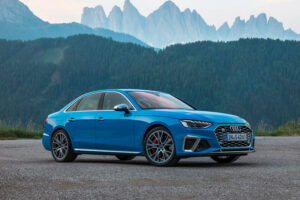 2021 blue Audi S4 